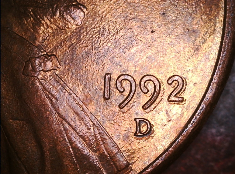 1992-D-Lincoln-Penny.-DDO,-DDR,-Cladding-Issue